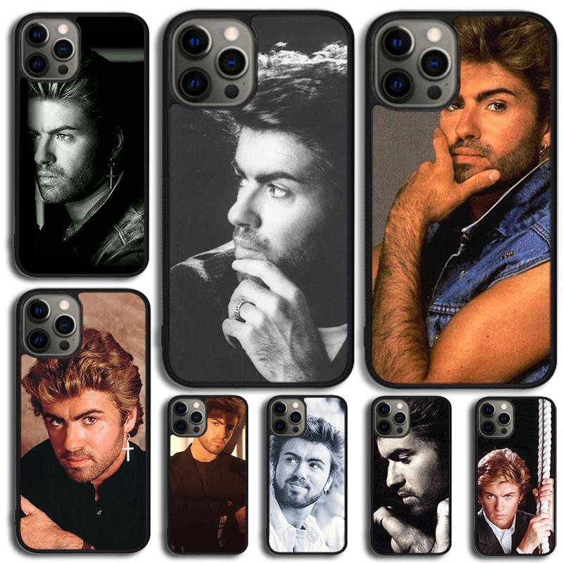 George Michael Handsome Singer Phone Case For iPhone 17 Air 15 16e 14 13 Pro Max Coque 12 11 Pro Max PLUS cover