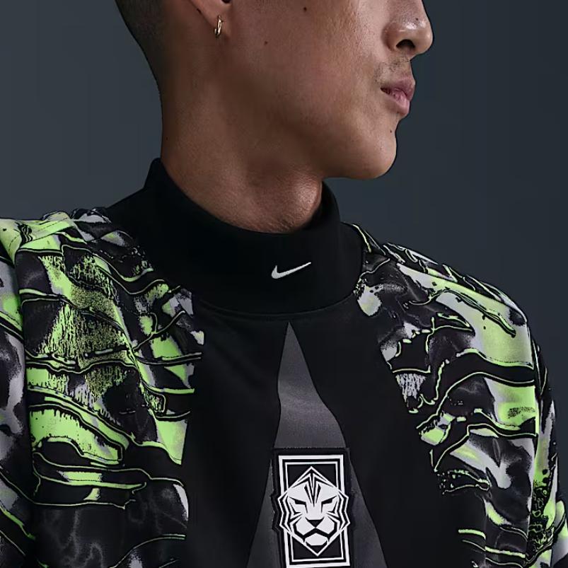 Nike FW25 South Korea Team Goalkeeper Pullover Loose Fit Long Sleeve Football T-Shirt Men Tops IO0788-010