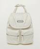 Satur Drawstring Mini Backpack Cream