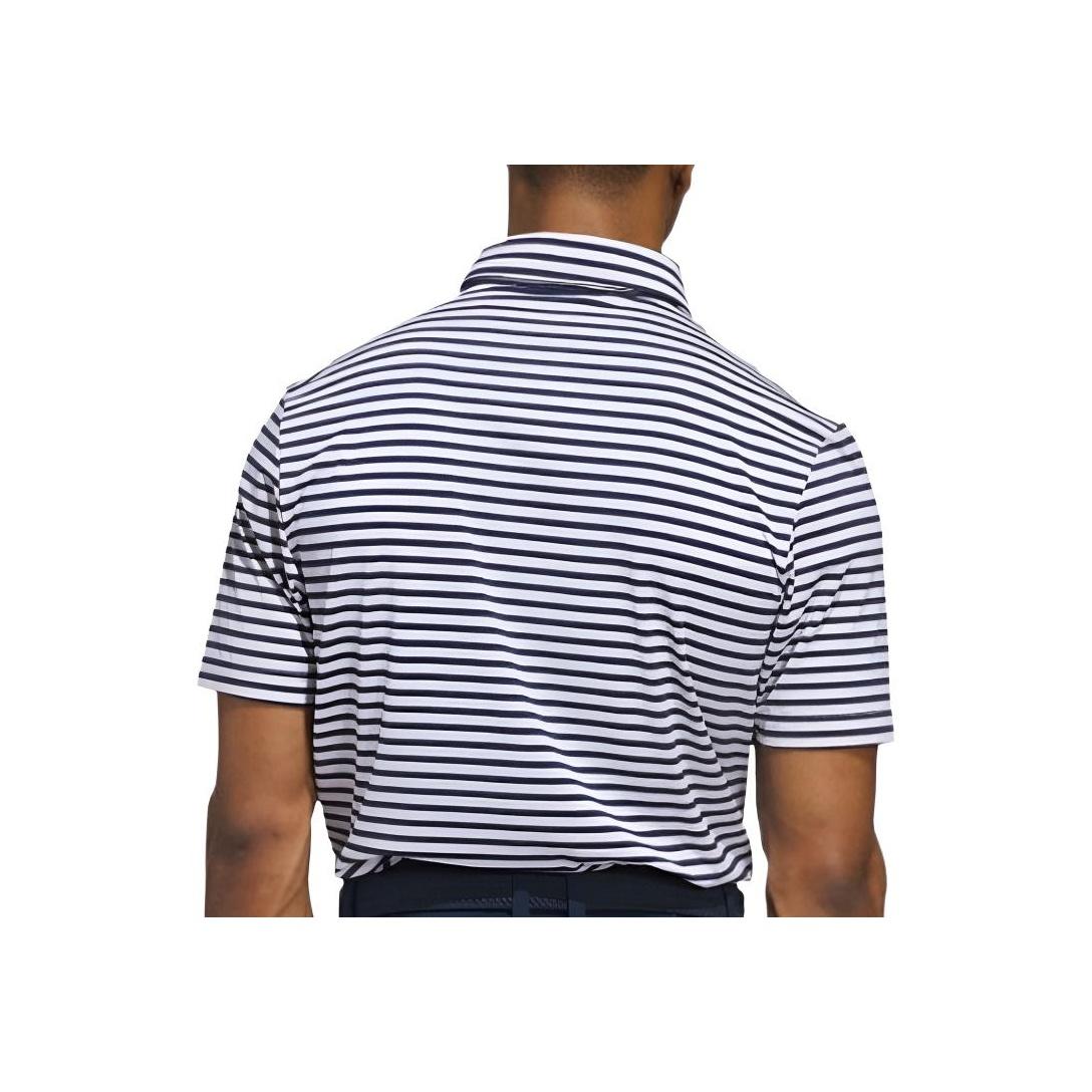

Adidas Ultimate365 Ss25 Comfortable Striped Simple Versatile Fashion Short Sleeve Polo Shirt Men Polo Shirts White Navy-Blue JP0476 XS