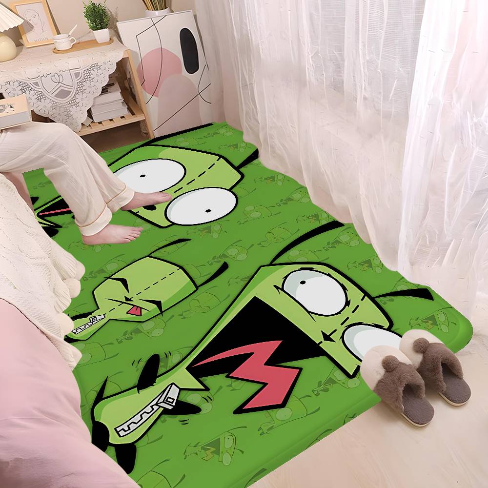I-Invader Z-Zim Cartoon Floor Mat Nordic Style Home Doormat Bathroom-Toilet Mats Bedroom Hotel Decor Mat