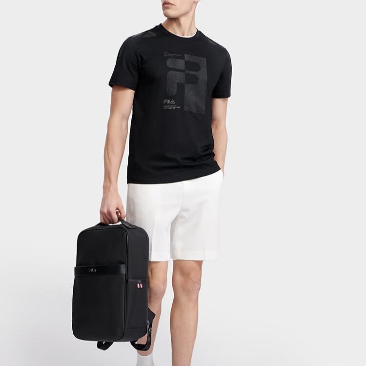 New FILA T Shirts Men's Jet Black F61M427104ABK