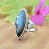 Labradorite Marquise Ring – Qavish 925 Sterling Silver Handmade Jewelry