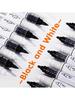 Black/White Large Capacity Dual Tip Permanent Acrylic Paint Pen for Art Supplies Fabric Paint, Markers for DIY Art Brush Pen Set