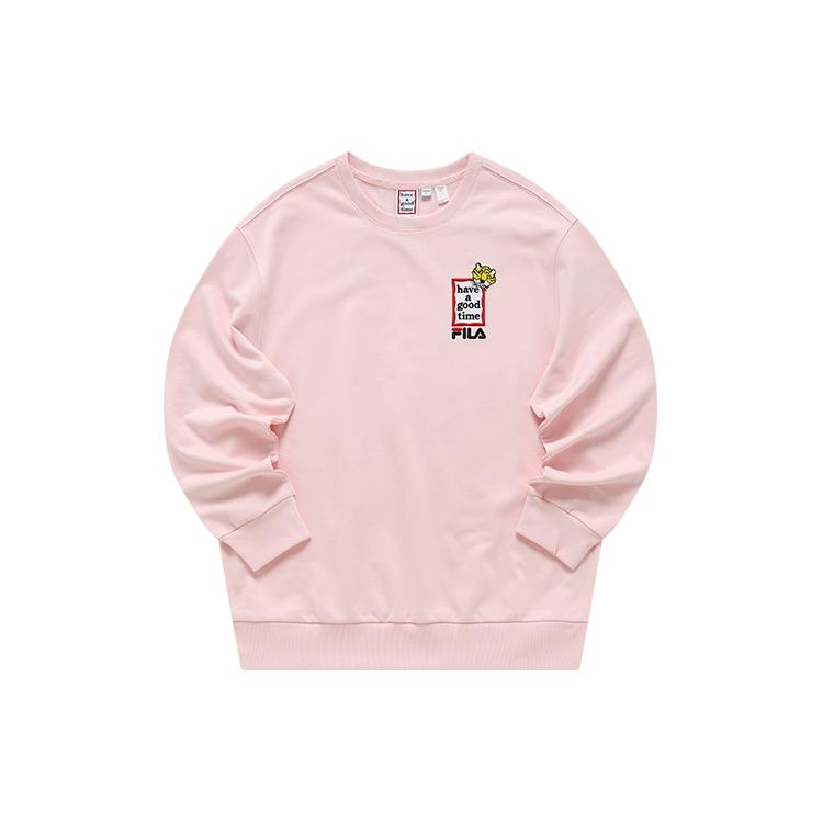 New FILA Co branded Year Of The Tiger Collection Sweatshirt Unisex Shy Bride Pink F11U219204F-PK