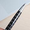 Rotating Metal Ballpoint Pen Stainless Steel Ball Pens For School Office Steel Bar Oil  Commercial Stationery Gift