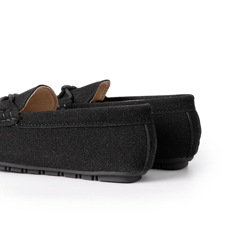 2025 Spring Kids' Suede Slip-on Loafers - Casual Style