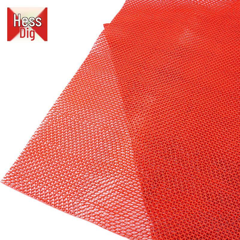 PVC S-Pattern Hollow Anti-Slip Floor Mat 1.2m x 1m