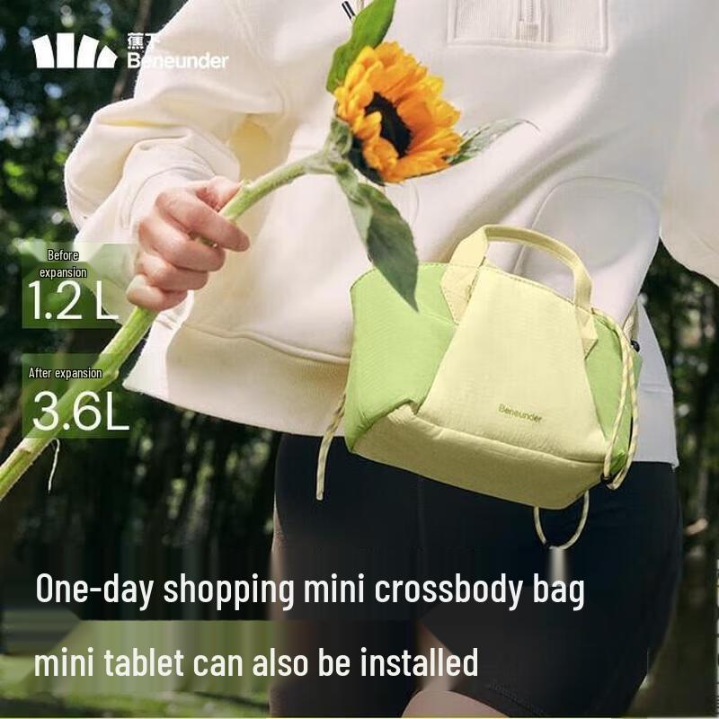 Beneunder Ultra-light Expandable Mini Crossbody Bag