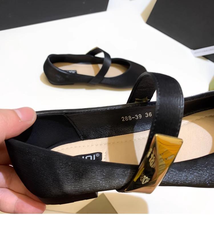 Pantofi de damă la modă cu șireturi și cataramă, încălțăminte casual cu vârf pătrat, pantofi cu talpă plată, sol moale, ușori, mărime mare, pantofi casual, sapatos