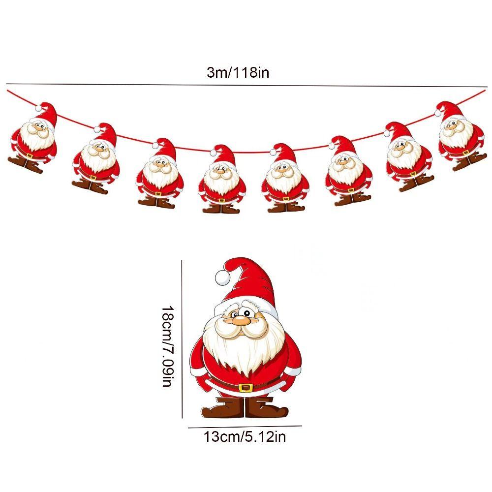 Moș Crăciun/om de zăpadă/pom de Crăciun Bannere pentru steagul din hârtie de Crăciun Banner suspendat pentru vacanță