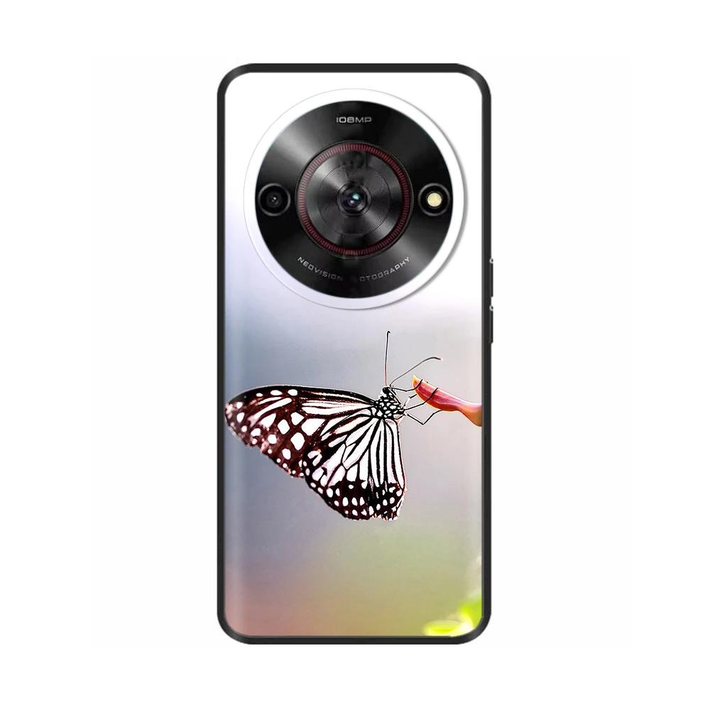 Painted Cover For ZTE Blade A75 5G Case Soft Silicone Fundas Shockproof Shell Back Cover For ZTE Blade A75 5G 4G Cases Bumper