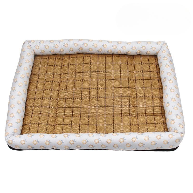 Summer Ice Silk Pet Mat Summer Doghouse Cat Nest Pet Nest Ice Silk Mat Pet Supplies Pet Mattress