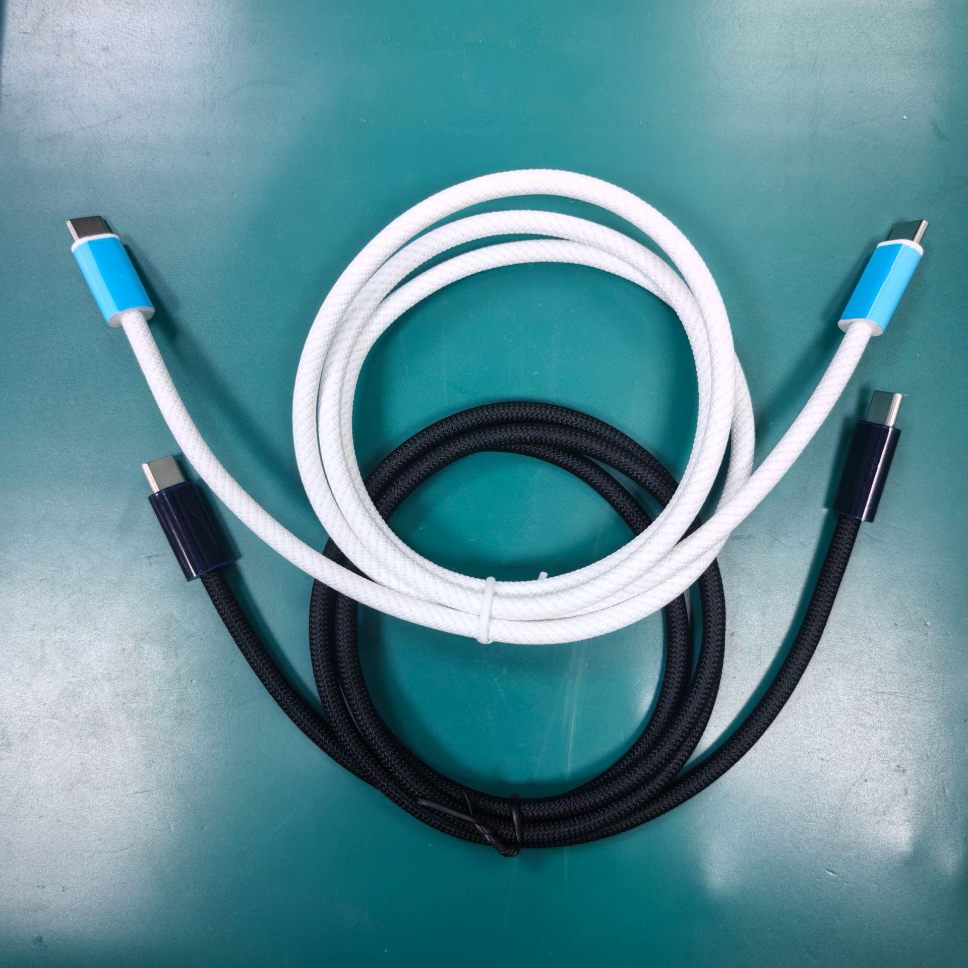 240W PD Type-C Fast Charging and Data Cable White 240W Charging Cable 1m