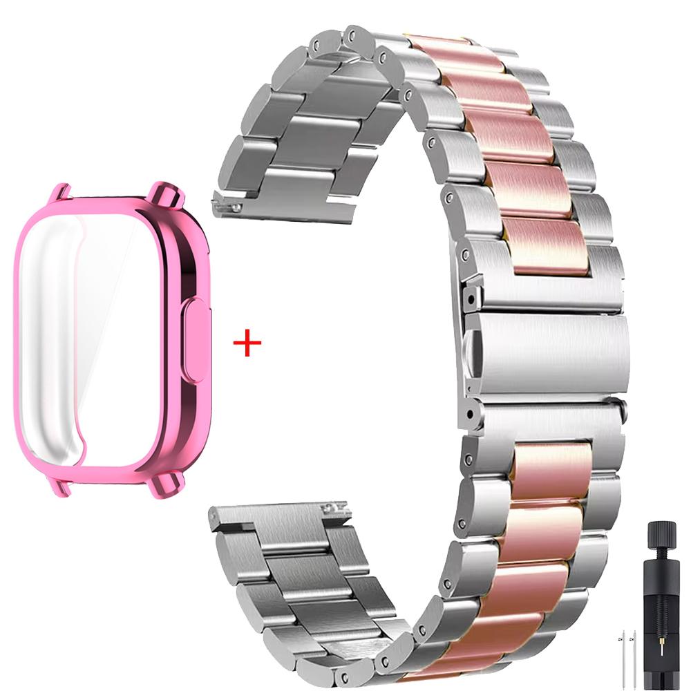 Case+Luxury Metal Strap For Redmi Watch 5 Active TPU Soft Case For Xiaomi Redmi Watch 5 Lite Stainless Steel Watchband Correa