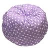 Plush Animal Toy Storage Bag - Children's Soft Bean Bag Chair Cover with Zipper