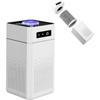 Portable Desktop Air Purifier with 3 Adjustable Speeds, Compact Air Cleaner with Replaceable Filter Cartridge, Ideal for Home and Office