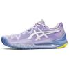 Gel-Resolution 8 Clay Comfortable Low-Top Tennis Shoes Women Sneaker Lavender 1042A070-501