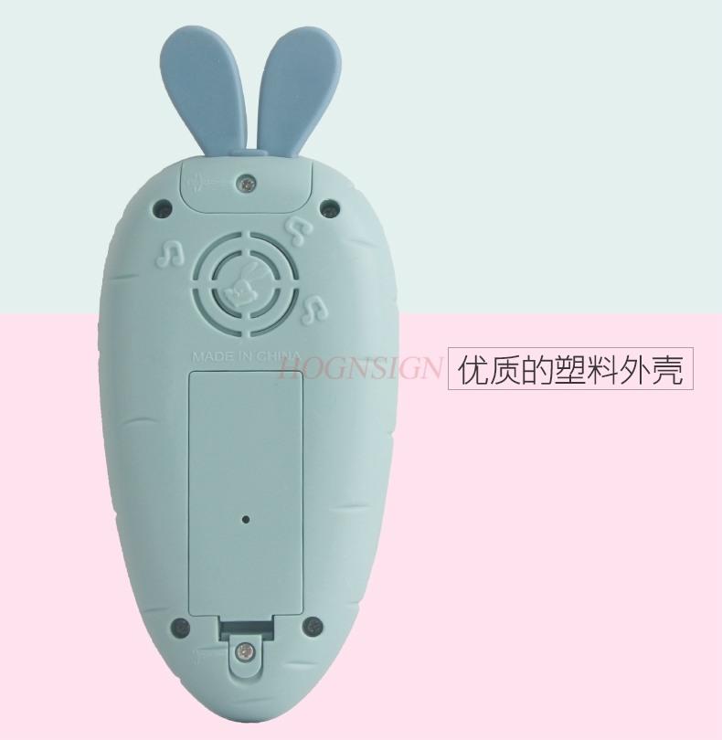 Educational Bilingual 0-2-Year-Old Girl Boy Baby Toy Music Mobile Phone Child Simulation Bite Phone Model Baby