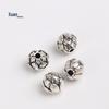 Tibetan Silver Lotus Flower Spacer Beads for Prayer Bracelets & DIY Accessories