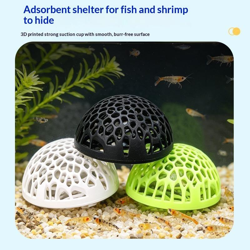 3D Printed Betta Fish Resting Cave Smooth Safe Edges 1/3/4 Pcs Hollow Breathable Ornament for Aquarium Landscaping