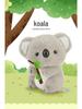 Koala Plush Doll - Cartoon Stuffed Toy for Girls, Birthday Gift & Children's Pillow