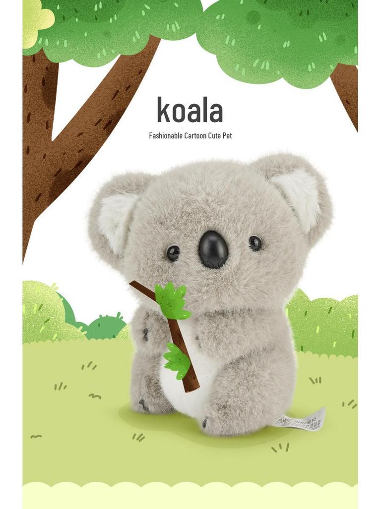 Koala Plush Doll - Cartoon Stuffed Toy for Girls, Birthday Gift & Children's Pillow