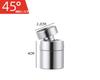 Aeratore universale per rubinetto M22/24 filettatura esterna tutto rame 360° a prova di schizzi giunto per lavabo estensore rotante