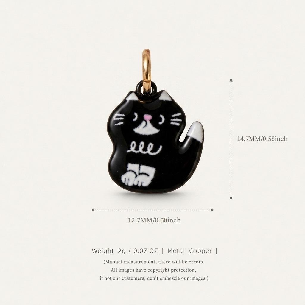 2025 Autumn Totoro Bow Knot Fireman Pendant Necklace