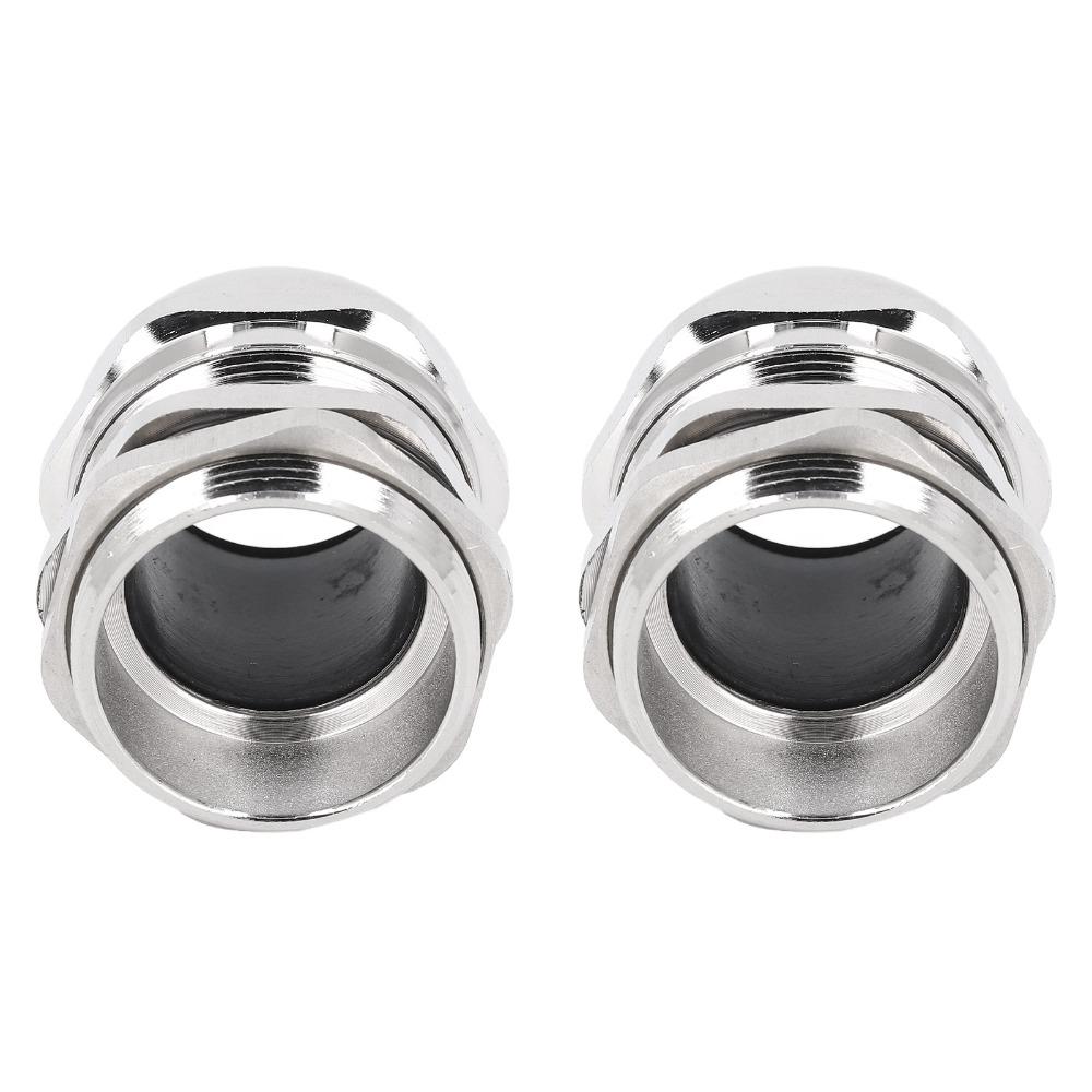 2PCS Waterproof Cable Gland M32 Cord Grip Connectors Durable Wire Connector  Lighting Applications