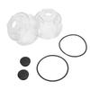 2pcs 3 3 4 Inch Oil Bath Dust Caps 12011 1 Trailer Axle Oil Cap Kit for Rockwell Axles 9 16K 3.75in 8 Threads
