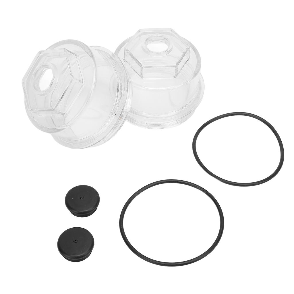 2pcs 3 3 4 Inch Oil Bath Dust Caps 12011 1 Trailer Axle Oil Cap Kit for Rockwell Axles 9 16K 3.75in 8 Threads