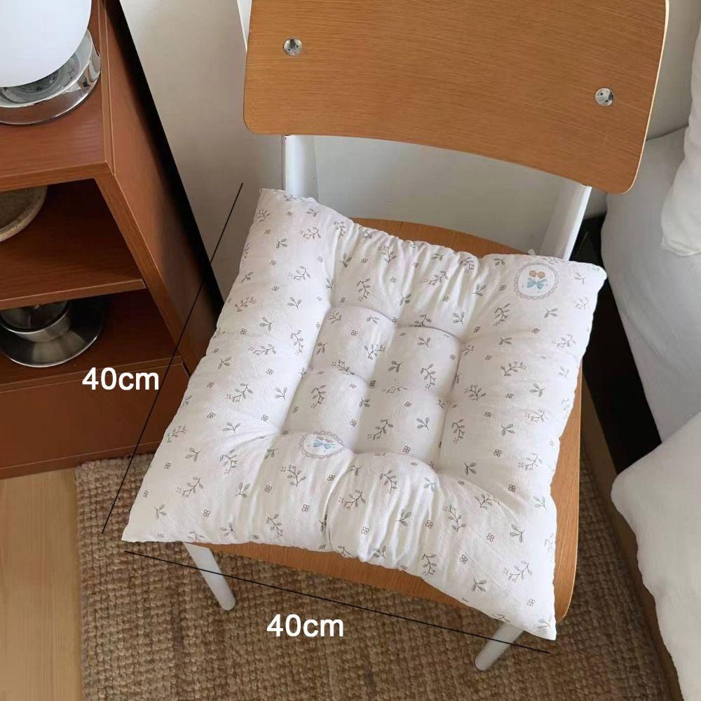 New Soft Tatami Cushion Floral Large Chair Cushion Thicken Square Pillow Cushion For Home Balcony Window