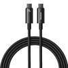 Baseus tungsten gold series fast charging data cable is suitable for Huawei Xiaomi vivo mobile phone Type-C to Type-C 240W