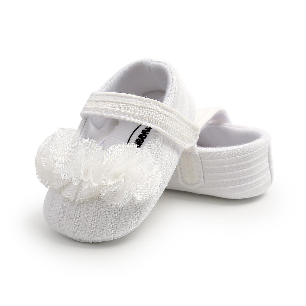 MYGGPP Small Flower Woolen Baby Princess Shoes Baby Shoes Soft Soled Toddler Shoes