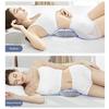 Lumbar Pillow Quick Rebound Improve Spinal Posture Sleeping 3D Extended Buckwheat Hull Lumbar Functional Pillow Bedroom Supply