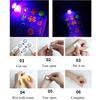 8pc/Set Butterfly Tattoo Sticker Party Nightclub Fluorescent Face Sticker Bar Waterproof UV Glowing Neon Tattoo Music Festival