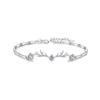 S925 Sterling Silver Yilu Youyou Moissanite Bracelet for Women Pear-shaped D Color Moissanite 2022 New Crystal Bracelet