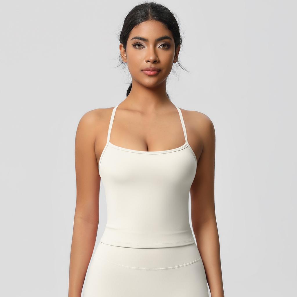 Women High Quality Sport Tank Tops With Chest Pads Compressed Quick-dry Super Elastic Suitable For Running Gym Fitness Training Yoga