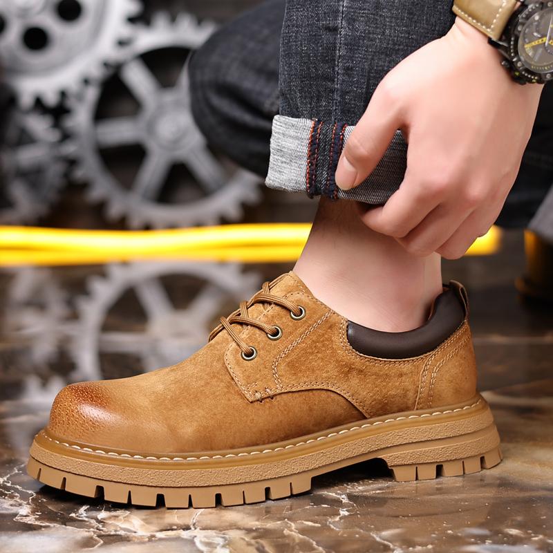 Fashion Men Genuine Leather Casual Shoes Lace-up Oxfords Men Comfortable Flats Mens Outdoor Oxfords Shoe Men Zapatos Hombre