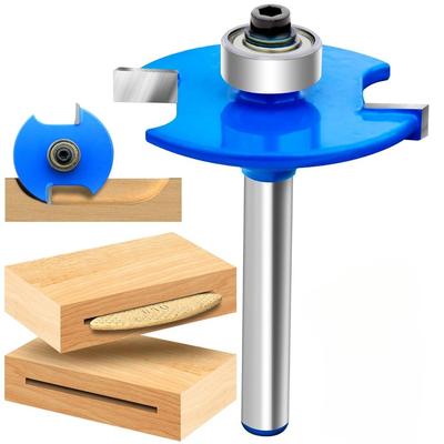 Biscuit Jointer Router Bit 1/4 Inch Shank, Biscuit Joint Slot Cutter Router Bit, Wood Biscuit Cutter, Woodworking Cutter Tool