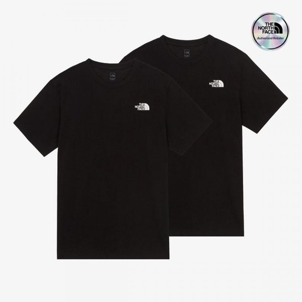 

The NorTh Face Men S Double Up Ex ShorT Sleeve T ShirT BLACK/095