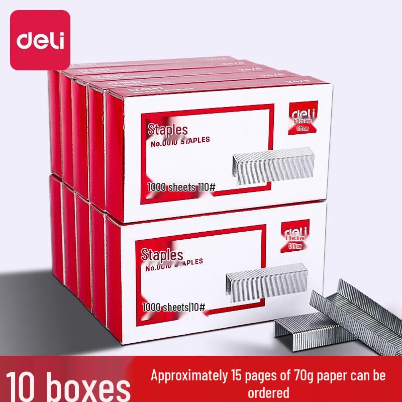 Deli No. 10 Mini Stapler Staples