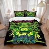 3ks Sada přehozů The Real Ghostbusters Kreslený tématický set přehozů na postel Krásný design postele Přehoz na postel pro všechny čtyři roční období (1 Povlak na přikrývku + 2 Povlaky na polštář NE