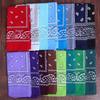 New Fashion Hip Hop Bandana Square Scarf Black Red Headband Printed for Boys/Girls Hair Accessories Hair Scarf