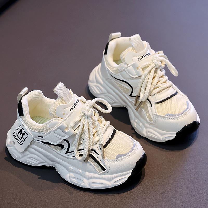 

Children s sports shoes 2025 spring and autumn new boys shoes girls dad shoes breathable mesh running shoes casual shoes 27