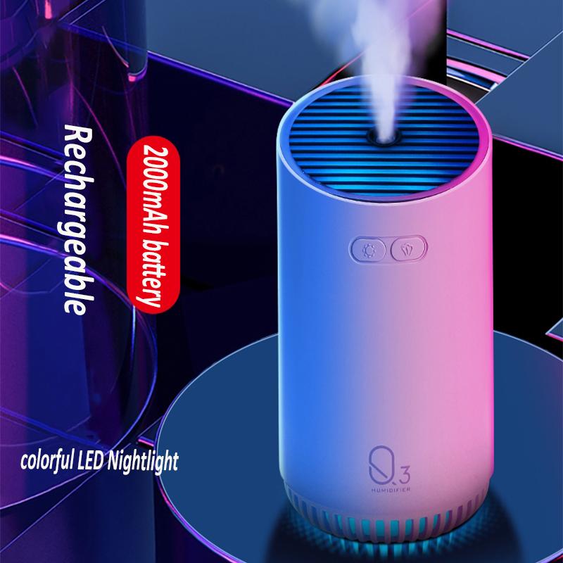 

Портативный беспроводной воздушный диффузор Heavy Mist, 320 мл, 2000 мАч, USB перезаряжаемый ультразвуковой ароматизатор, увлажнитель, лампа-увлажнитель