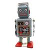 Wind Up Vintage Robot Toy, Clockwork Walking Tinplate Toy, Retro Mechanical Robot for Birthday Gift, Photo Prop, Decoration, Surprise Present