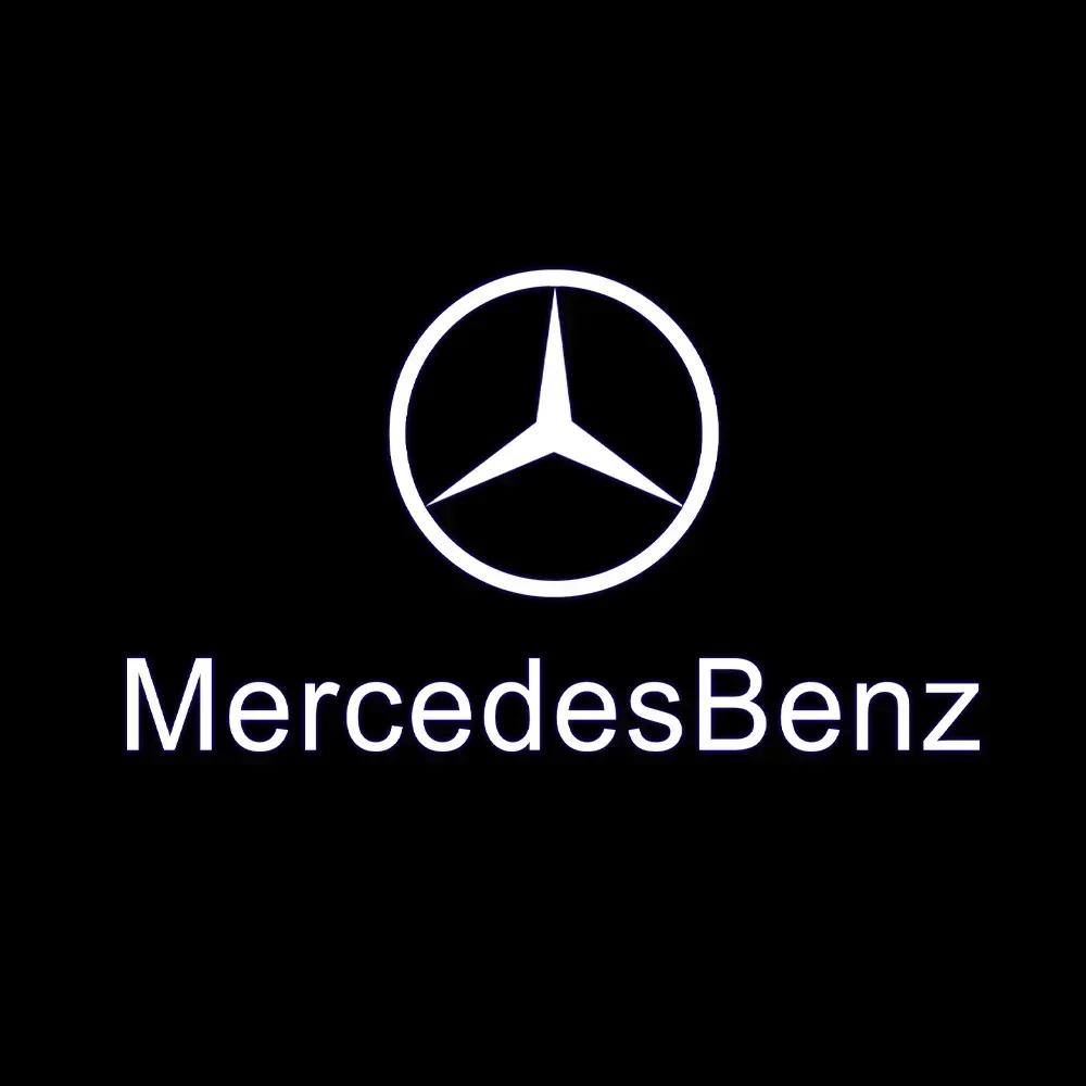 

For Mercedes Benz 2pcs Car Door Sign Welcome Light LED Projection Light For Mercedes Benz AMG GLC GLA GLE GLS GL W204 W176 W205