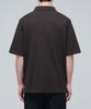 Musinsa Standard Slit Neck Pique Polo Shirt [Dark Brown]